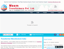 Tablet Screenshot of meemtransformer.com